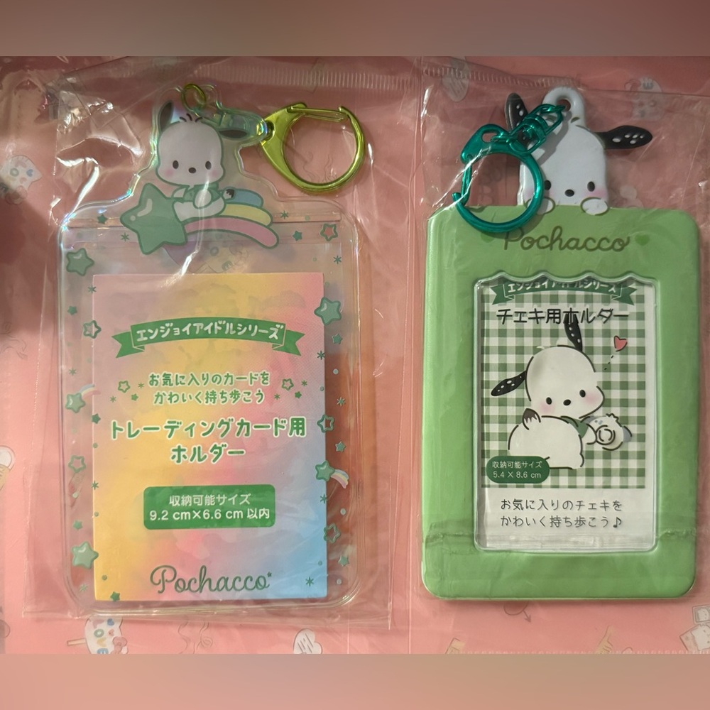 🆕 Pochacco 🆔/Picture holder keychain